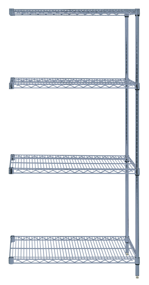 Quantum AD63-3672GY | Wire Shelving Add-On Kit