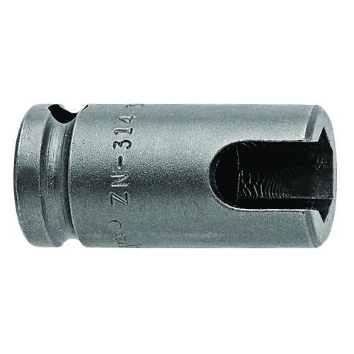 Apex ZN-512, Inch Hex, 6-Point, For Angled Grease Fittings, Standard, 1/2" Square Drive, 3/8" Hex Impact Socket