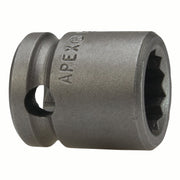 Apex 12MM03-DX Impact Socket, Metric, 12-Point, Double, Hex