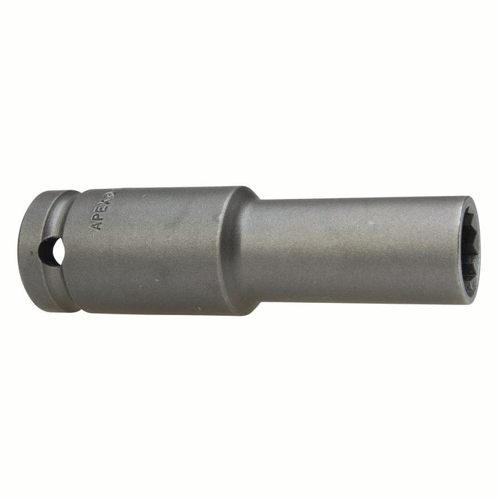 Apex 13MM55-D | Impact Socket | 1/2" Square Drive | 13mm Hex | Metric | 12-Point | Thin Wall