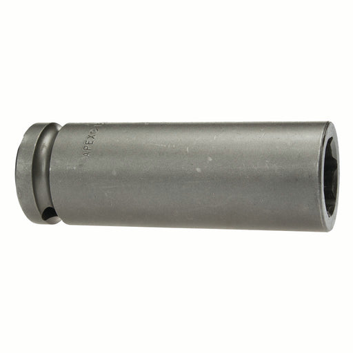 Apex 18MM35, Metric Hex, 6-Point, Extra-Long Length, 1/2" Square Drive, 18 mm Impact Socket