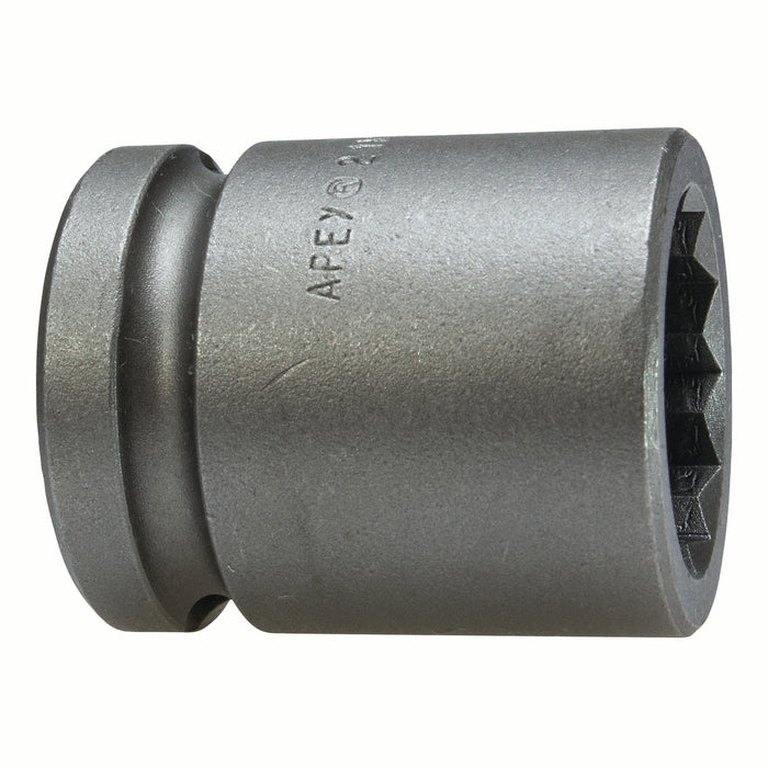 Apex 21MM15-D | Impact Socket | 1/2" Square Drive | 21mm Hex | Length: 1.5" (38.1mm) | Metric | 12-Point