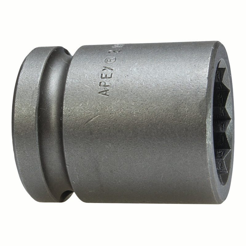 Apex 21MM15-D, Metric Hex, 12-Point, Standard Length, 1/2" Square Drive, 21 mm Impact Socket