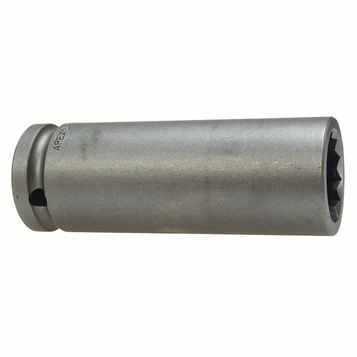 Apex 11MM23-D | Impact Socket | 3/8" Square Drive | 11mm Hex | Length: 2" (50.8mm) | Metric | 12-Point