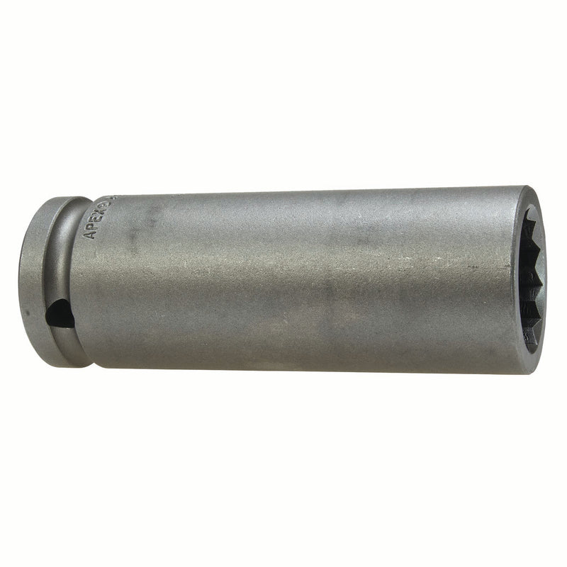 Apex 29MM15-D | Impact Socket | 1/2" Square Drive | 29mm Hex | Length: 1.63" (41.3mm) | Metric | 12-Point