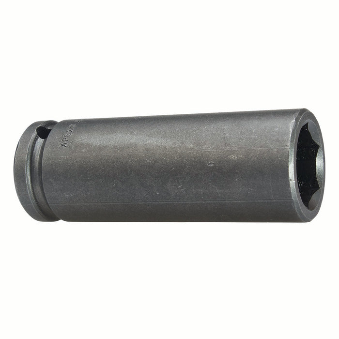 Apex 21MM35 | Impact Socket | 1/2" Square Drive | 21mm Hex | Length: 3.5" (88.9mm) | Metric | 6-Point