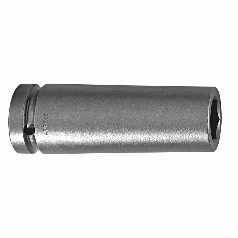 Apex 27MM38, Metric Hex, 6-Point, Long Length, 1" Square Drive, 27 mm Impact Socket