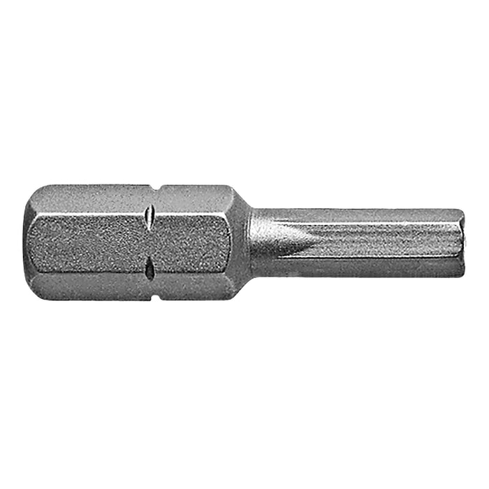 APEX 185-1X | Insert Bit | 1/4" Hex Drive | 3/32" Hex Key | Length: 1" (25mm) | Max Hardness