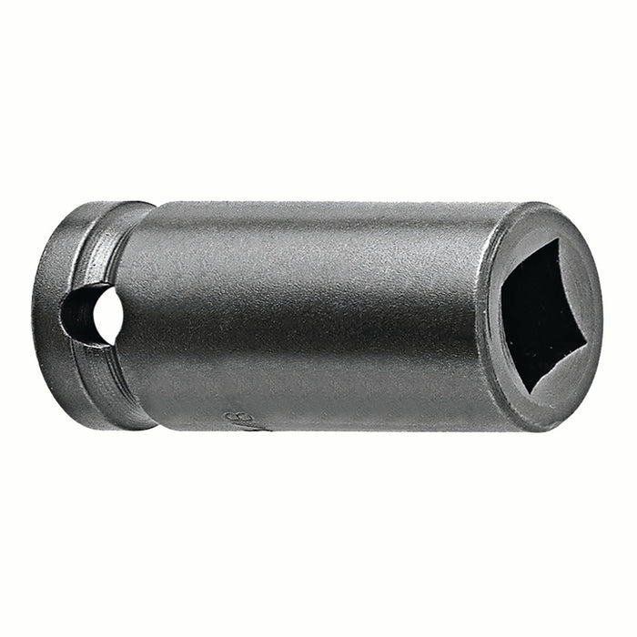 Apex 3612 | Impact Socket | 3/8" Square Drive | 3/8" Square | Length: 1.5" (38mm) | Inch