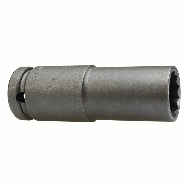 Apex 5524-D, Inch Hex, 12-Point, Thin Wall, Extra-Long Length, 1/2" Square Drive, 3/4" Hex Impact Socket