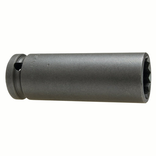 Apex 5526-D, Inch Hex, 12-Point, Thin Wall, Extra-Long Length, 1/2" Square Drive, 13/16" Hex Impact Socket