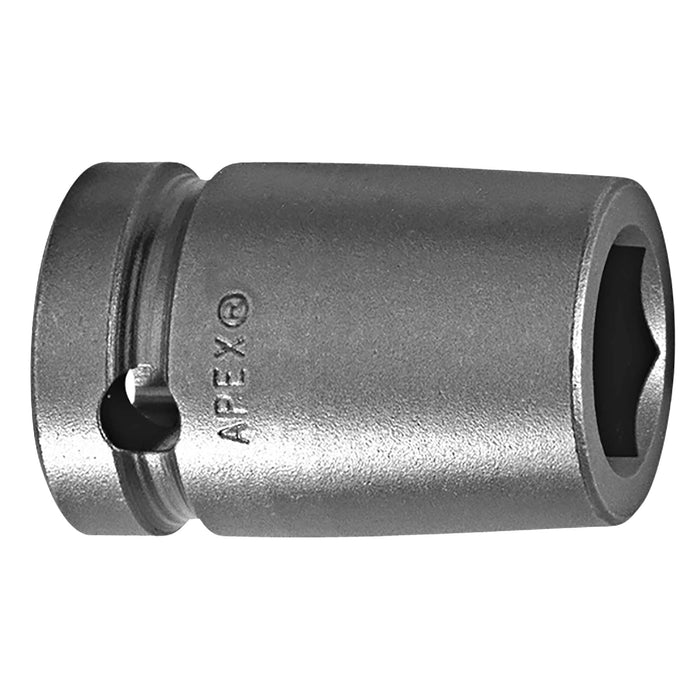 Apex 8126 | Impact Socket | 1" Square Drive | 13/16" Hex | Length: 2.13" (54mm) | Inch | 6-Point