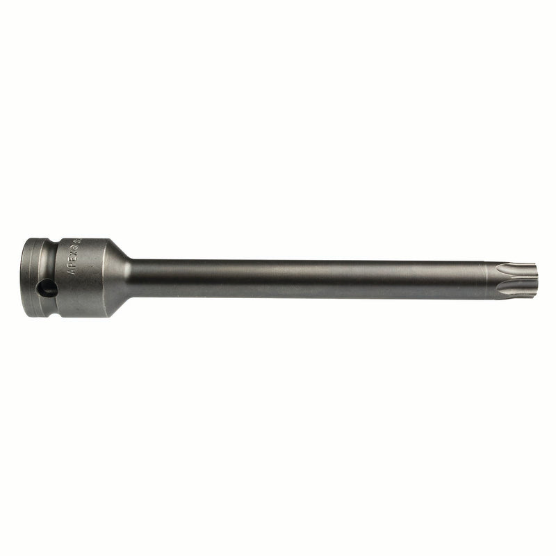 APEX 834-TX40-2.95 | Bit Socket | 3/8" Square Drive | TX 40 - Torx Key | Length: 2.95" (75mm) | w/ Max Hardness
