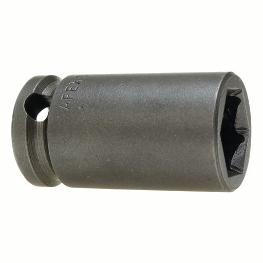 Apex FL-3116, Inch Hex, 6-Point, Fast Lead, Standard Length, 3/8" Square Drive, 1/2" Hex Impact Socket