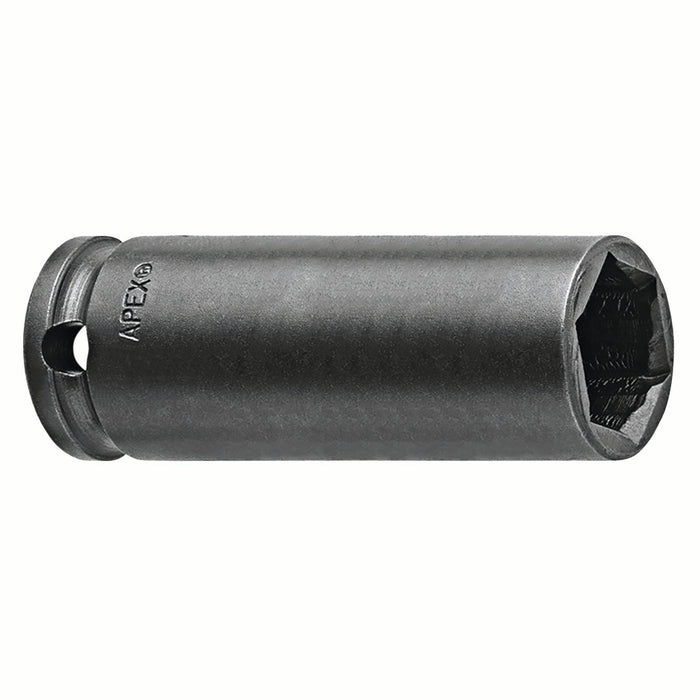 Apex FL-6324 | Impact Socket | 5/8" Square Drive | 3/4" Hex | Length: 3.5" (88.9mm) | Inch | 6-Point | Fast Lead