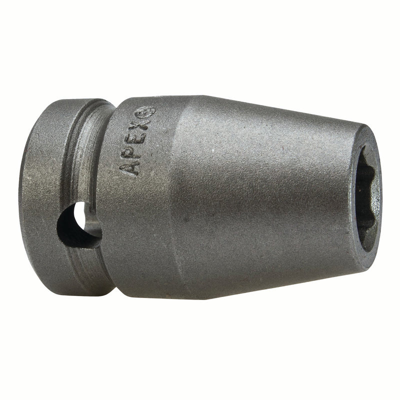 Apex M-10MM15X Impact Socket, Metric, 6-Point, Fixed Magnet, Hex, Fixed Magnet