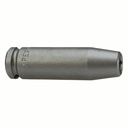 Apex M-1208, Inch Hex, 6-Point, Fixed Magnet, Long Length, 1/4" Square Drive, 1/4" Hex Impact Socket