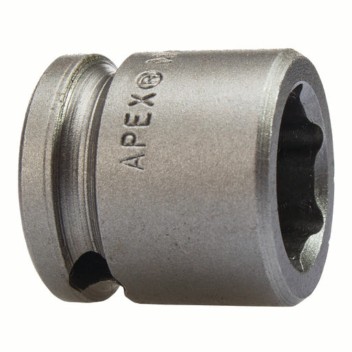 Apex M-14MM03, Metric Hex, 6-Point, Fixed Magnet, Short Length, 3/8" Square Drive, 14 mm Impact Socket