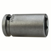 Apex M-15MM43X Impact Socket, Thin Wall, Metric, 6-Point, Fixed Magnet, Hex, Fixed Magnet