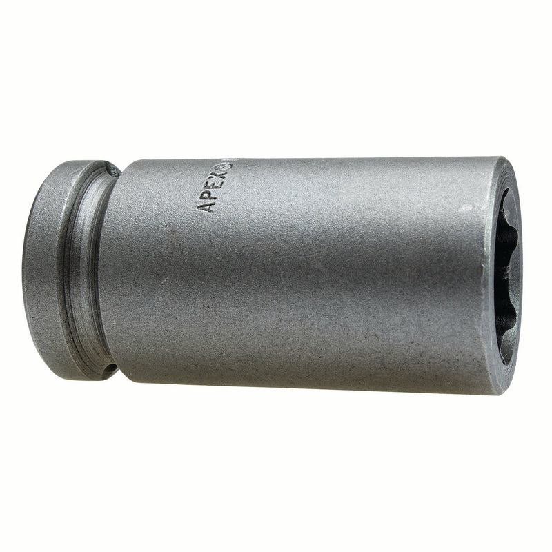 Apex M-18MM25X Impact Socket, Metric, 6-Point, Fixed Magnet, Hex, Fixed Magnet