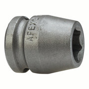 Apex M-3012X Impact Socket, Inch, 6-Point, Fixed Magnet, Hex, Fixed Magnet