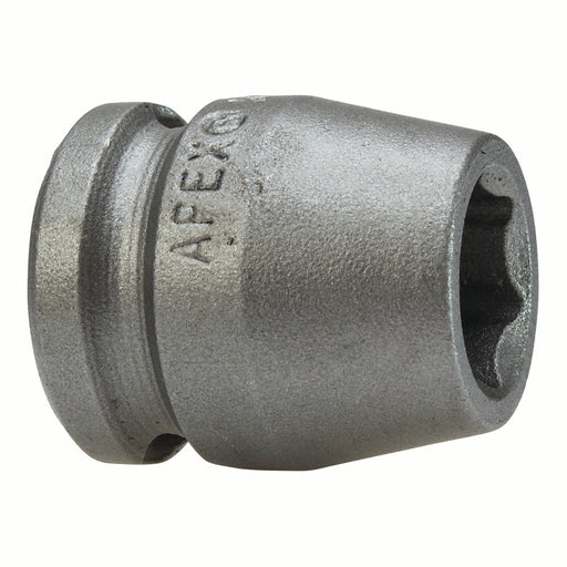 Apex M-3012, Inch Hex, 6-Point, Fixed Magnet, Short Length, 3/8" Square Drive, 3/8" Hex Impact Socket