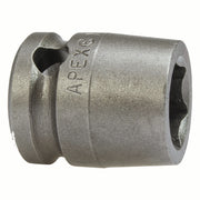 Apex M-3014X Impact Socket, Inch, 6-Point, Fixed Magnet, Hex, Fixed Magnet