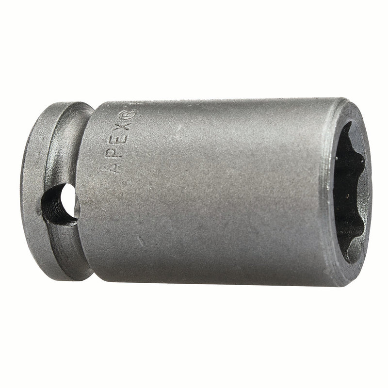 Apex M-3118, Inch Hex, 6-Point, Fixed Magnet, Standard Length, 3/8" Square Drive, 9/16" Hex Impact Socket
