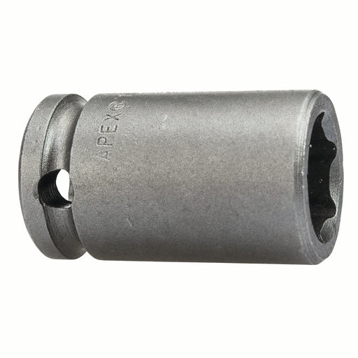 Apex M-3118, Inch Hex, 6-Point, Fixed Magnet, Standard Length, 3/8" Square Drive, 9/16" Hex Impact Socket