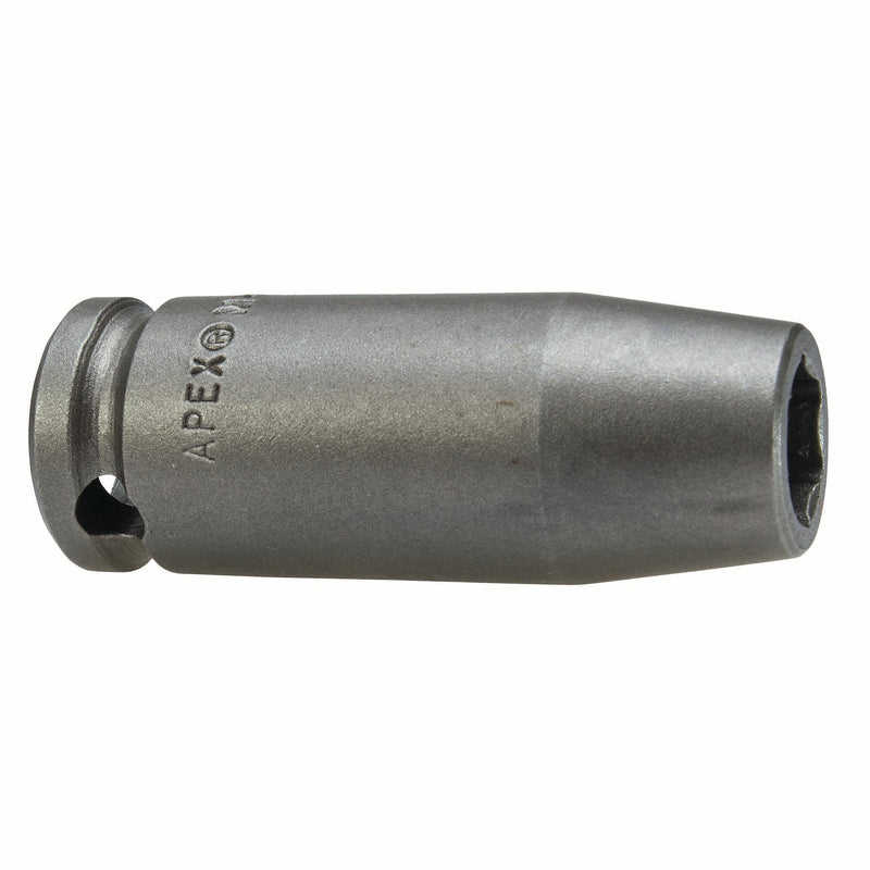 Apex M-3212, Inch Hex, 6-Point, Fixed Magnet, Long Length, 3/8" Square Drive, 3/8" Hex Impact Socket