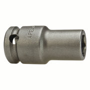 Apex M-3412X Impact Socket, Thin Wall, Inch, 6-Point, Fixed Magnet, Hex, Fixed Magnet