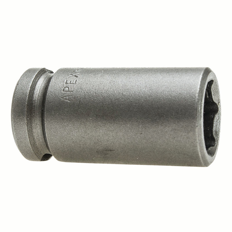Apex M-3416, Inch Hex, 6-Point, Thin Wall, Fixed Magnet, Standard Length, 3/8" Square Drive, 1/2" Hex Impact Socket