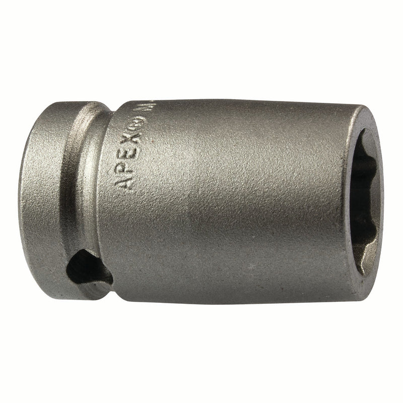 Apex M-5512 | Impact Socket | 1/2" Square Drive | 3/8" Hex | Length: 3.25" (82.6mm) | Inch | 6-Point | Magnetic