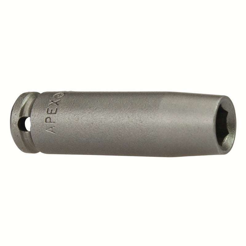 Apex M-7MM21, Metric Hex, 6-Point, Fixed Magnet, Long Length, 1/4" Square Drive, 7 mm Impact Socket