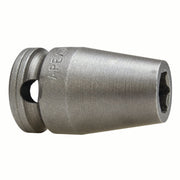 Apex M3E10X Impact Socket, Inch, 6-Point, Predrilled Hole, Fixed Magnet, Hex, Fixed Magnet