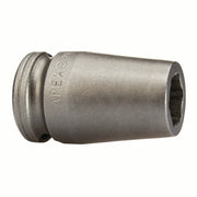 Apex M3E12X Impact Socket, Inch, 6-Point, Predrilled Hole, Fixed Magnet, Hex, Fixed Magnet