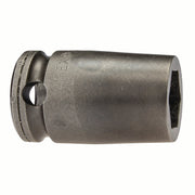 Apex M3E14X Impact Socket, Inch, 6-Point, Predrilled Hole, Fixed Magnet, Hex, Fixed Magnet