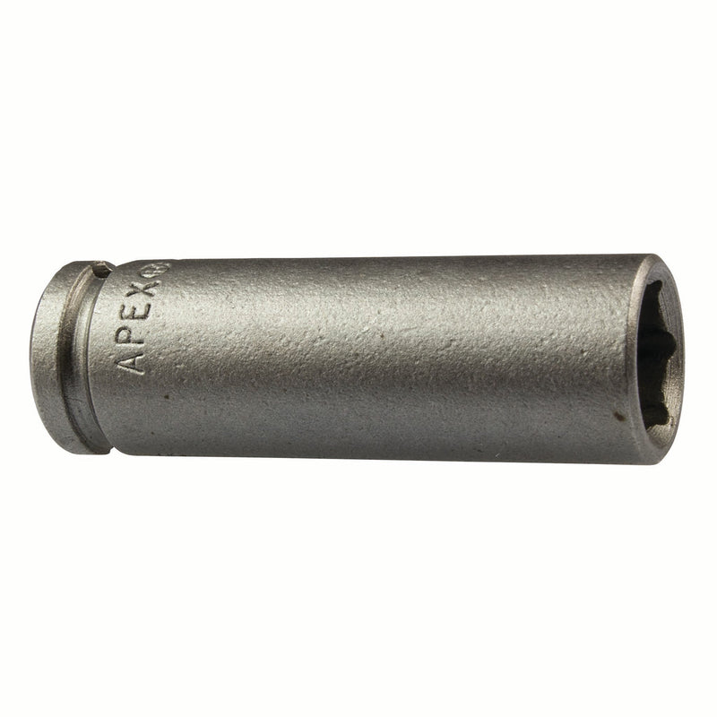 Apex MB-1212, Inch Hex, 6-Point, Sliding Magnet, Long Length, 1/4" Square Drive, 3/8" Hex Impact Socket