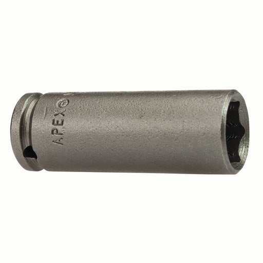 Apex MB-1214, Inch Hex, 6-Point, Sliding Magnet, Long Length, 1/4" Square Drive, 7/16" Hex Impact Socket