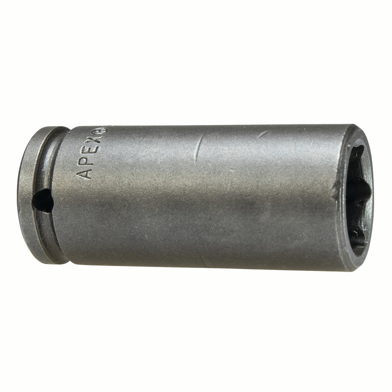 Apex MB-1216, Inch Hex, 6-Point, Sliding Magnet, Long Length, 1/4" Square Drive, 1/2" Hex Impact Socket