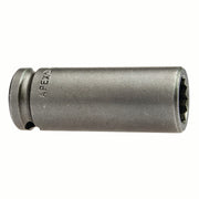 Apex MB-12MM23-DX Impact Socket, Metric, 12-Point, Sliding Magnet, Double, Hex, Sliding Magnet