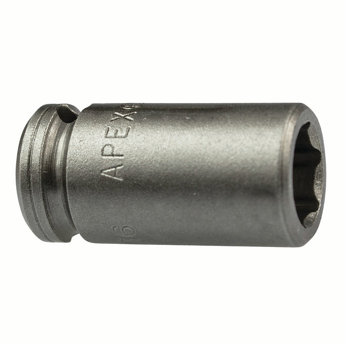 Impact Socket || Fixed Magnet || Imperial || 6-Point || Max Hardness