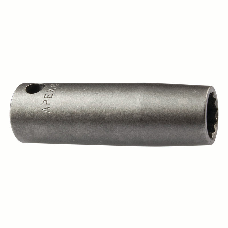 Apex OS-10MM23-D, Metric Hex, 12-Point, Long Length, 3/8" Square Drive, 10mm Hex Impact Socket
