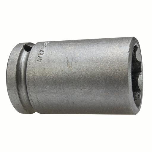 Apex SF-24MM25, Metric Hex, 6-Point, Surface Drive, Long Length, 1/2" Square Drive, 24 mm Power Socket