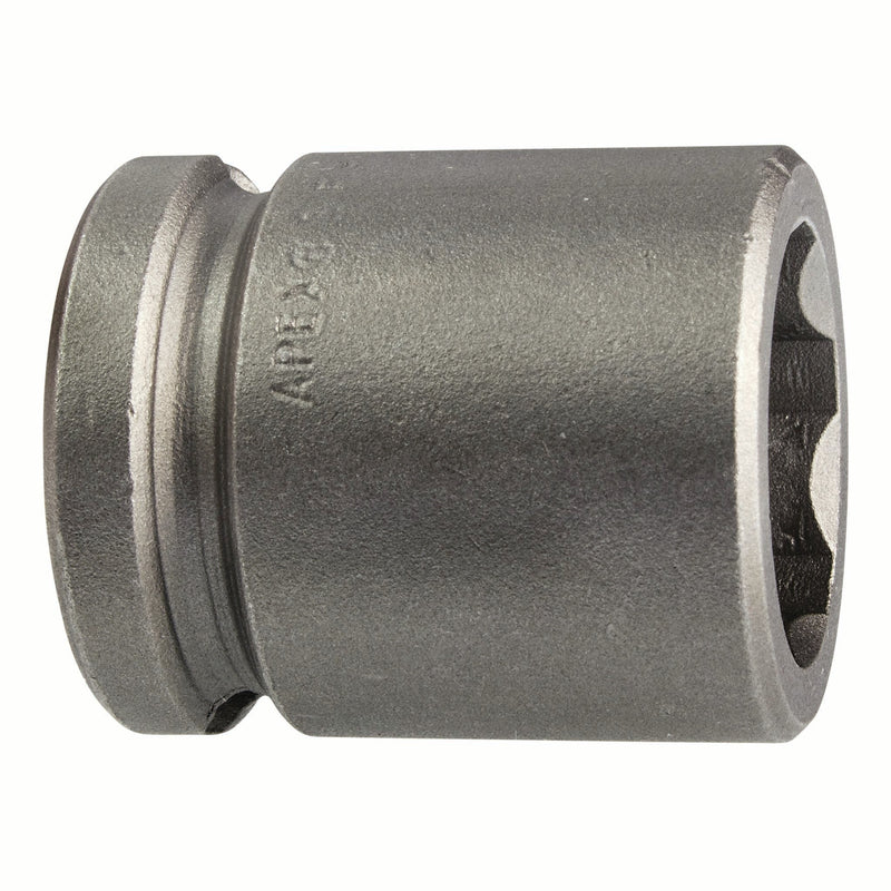 Apex SF-SH-336 | Power Socket | 1/2" Square Drive | 9/16" Hex | Length: 1.5" (38mm) | Inch | 6-Point | Surface Drive