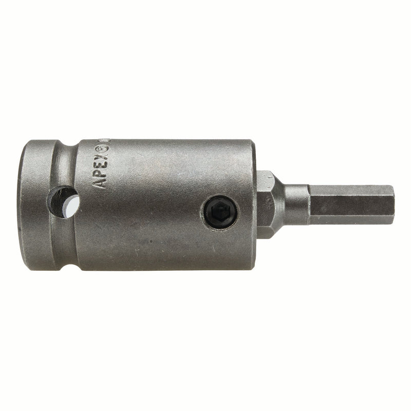 Apex SZ-22, Inch Hex, 2-Piece Assembly, Max Hardness, Impact Bit Socket