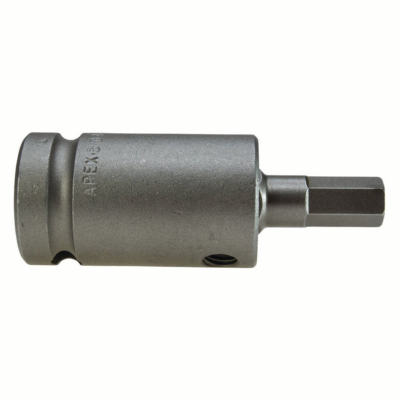 Apex SZ-23, Inch Hex, 2-Piece Assembly, Max Hardness, Impact Bit Socket