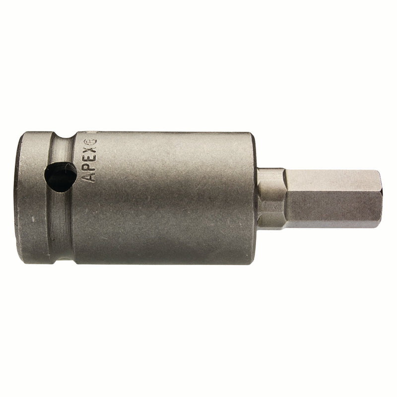 Apex SZ-24, Inch Hex, 2-Piece Assembly, Max Hardness, Impact Bit Socket
