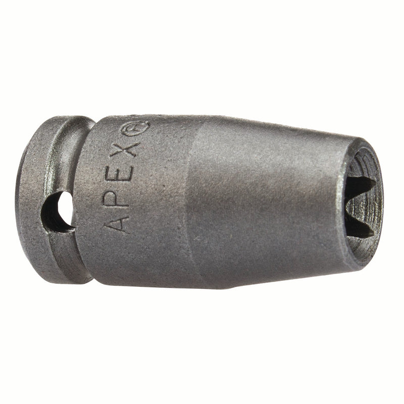 Apex TX-1108, External Torx, Standard Length, 1/4" Square Drive, E8 - Impact Socket