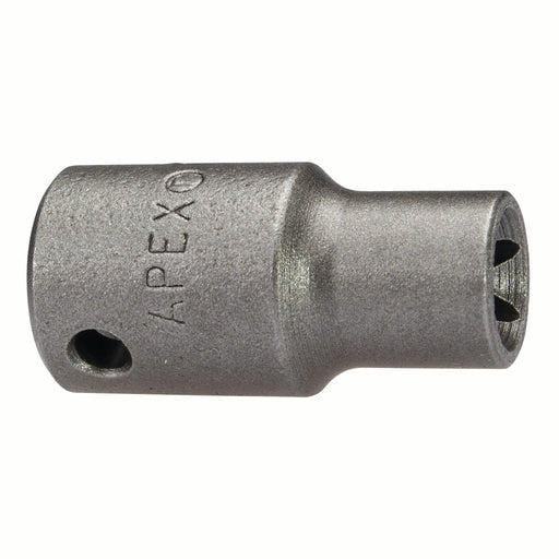 Apex TX-1408, External Torx, Thin Wall, Standard Length, 1/4" Square Drive, E8 - Impact Socket
